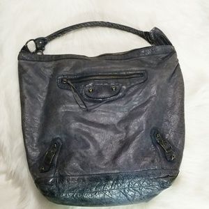 Balenciaga Day Bag in Blue/Grey Anthracite